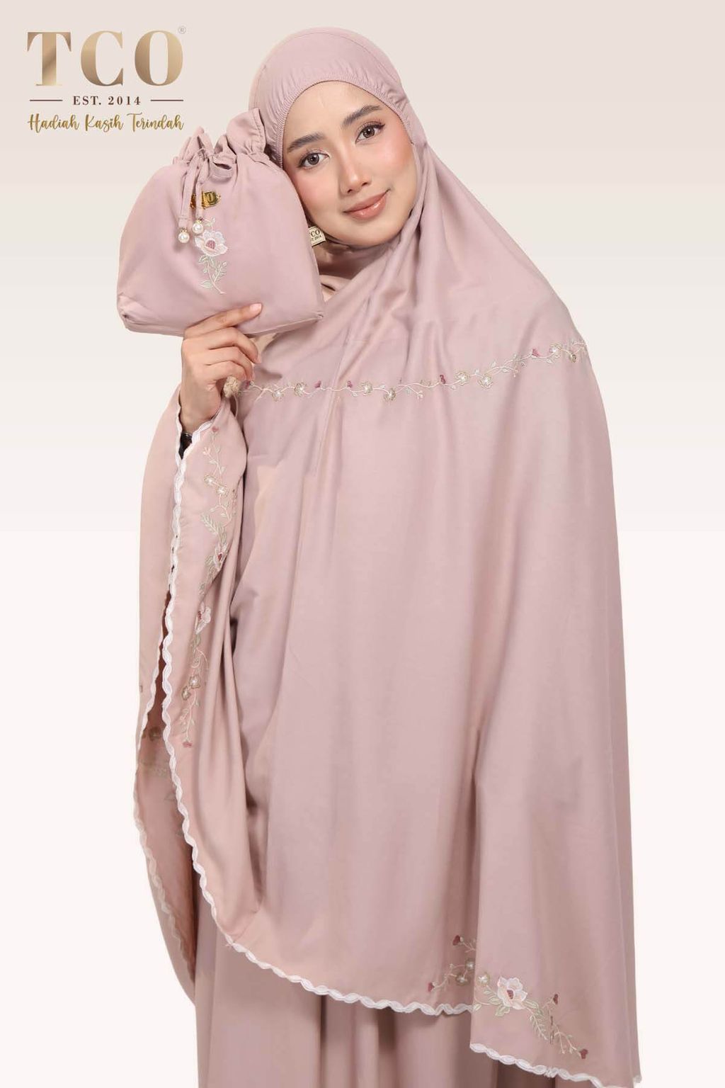 02_Telekung TCO Pearl Windra Creamy Mocha