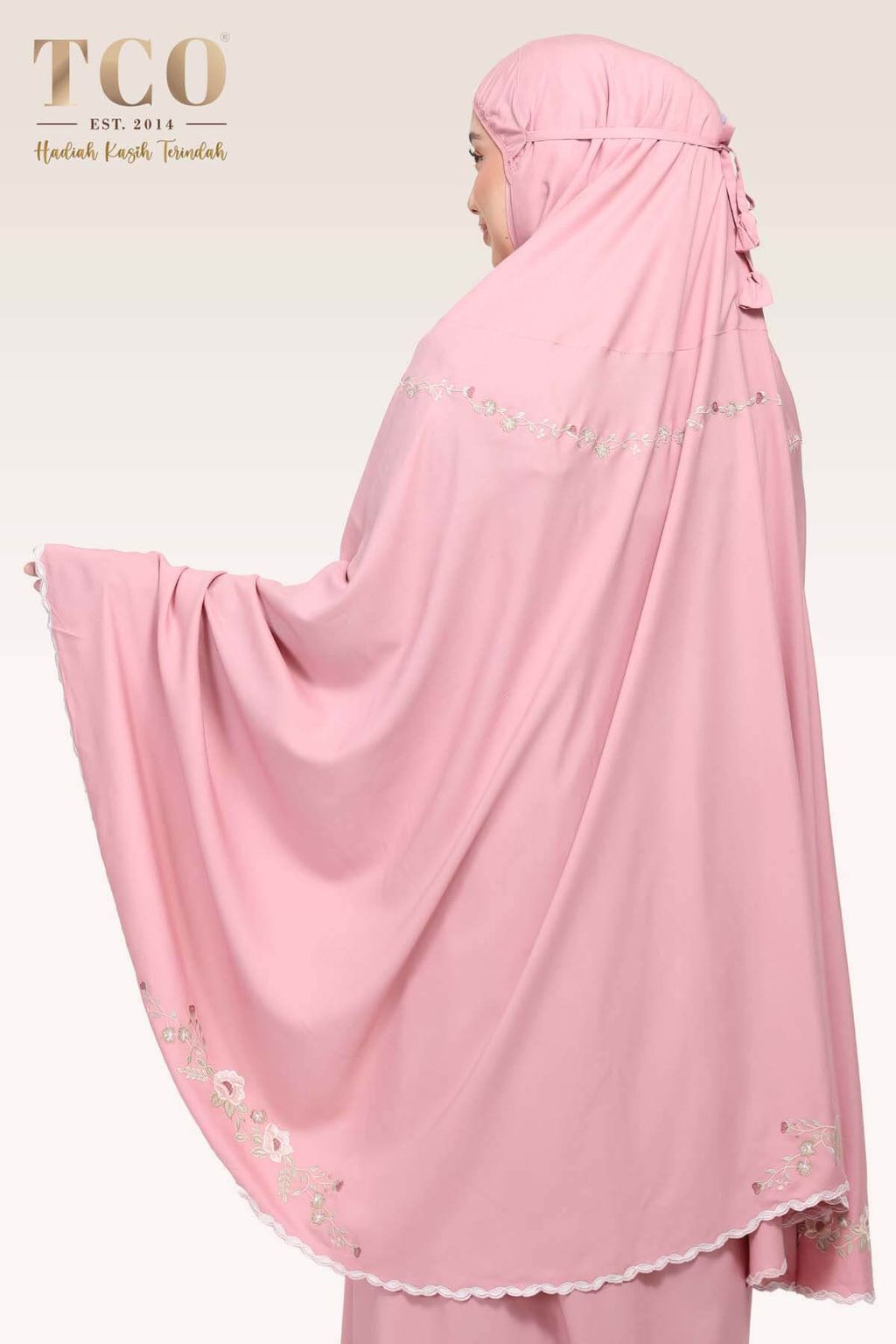 03_Telekung TCO Pearl Windra Pastel Rose