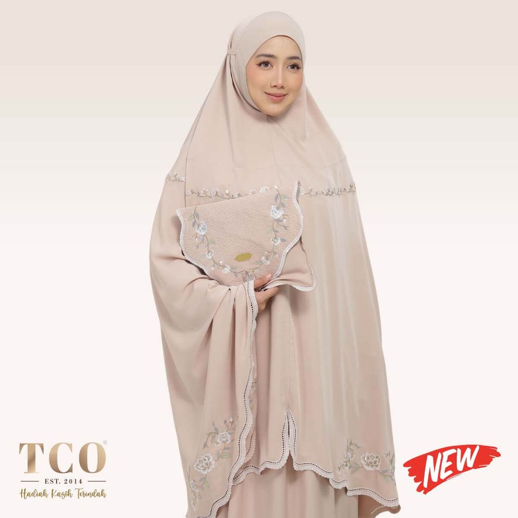 01_Telekung TCO Kameela Luxe Almondy Latte New