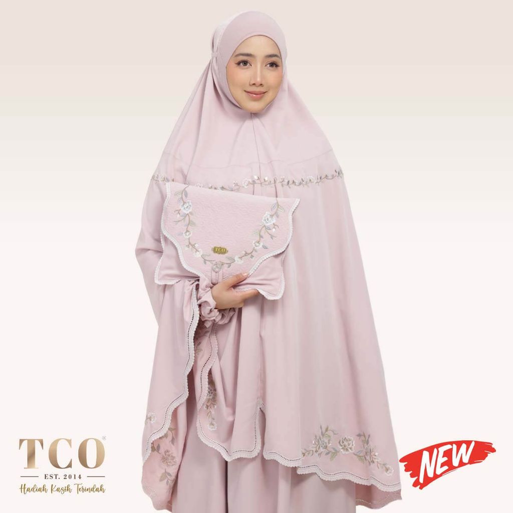 01_Telekung TCO Kameela Luxe Dusty Rose New