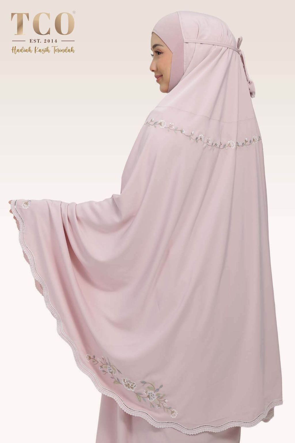 03_Telekung TCO Kameela Luxe Dusty Rose