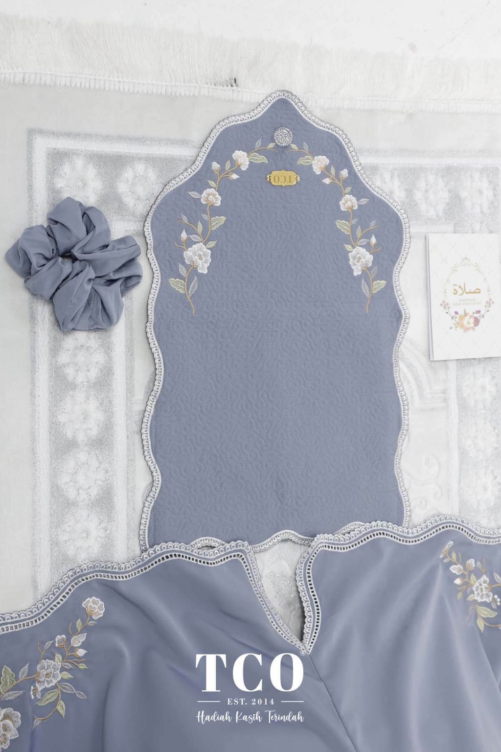 07_Telekung TCO Kameela Luxe Icy Gray