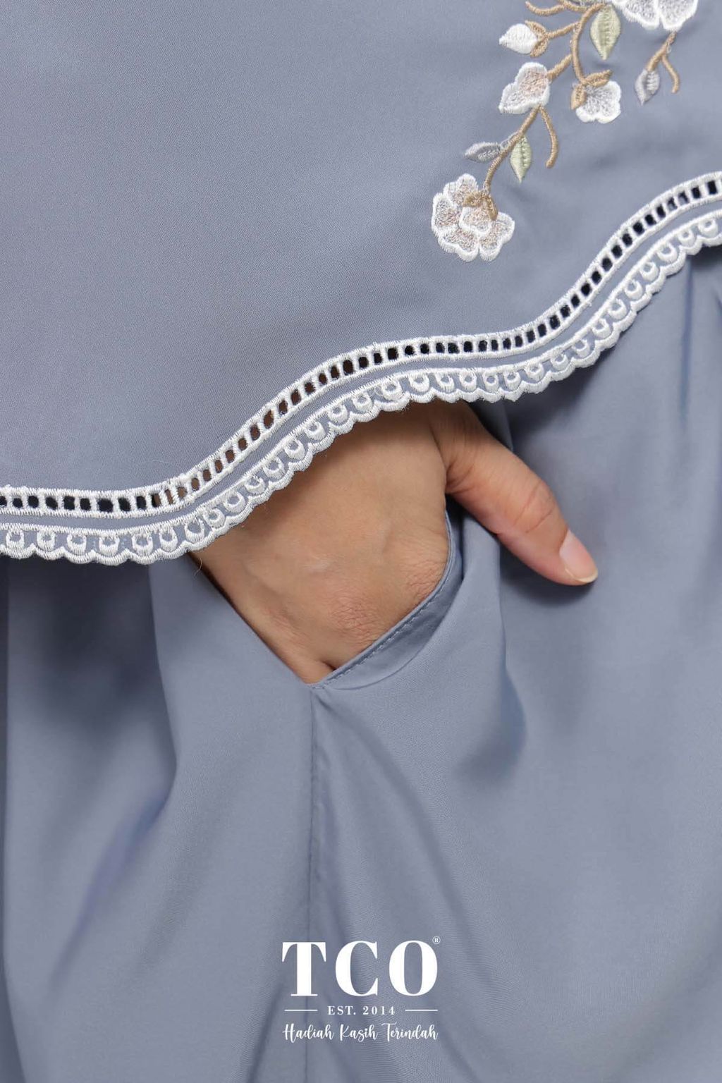 06_Telekung TCO Kameela Luxe Icy Gray