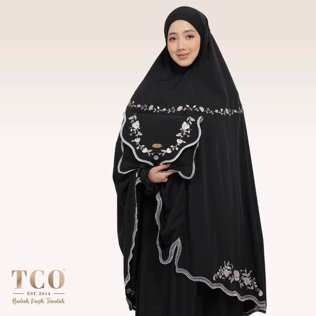 01_Telekung TCO Kameela Luxe Jet Black