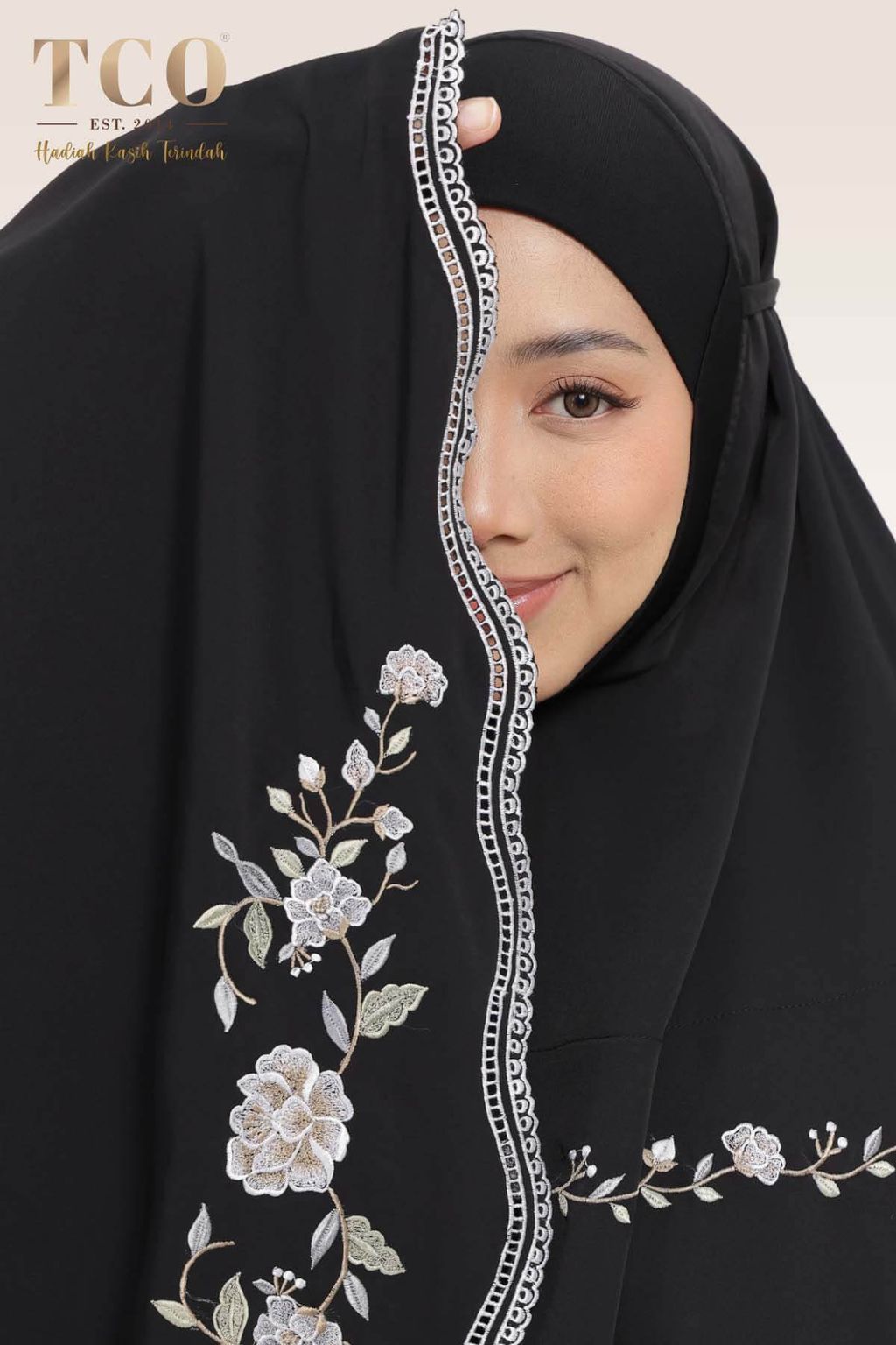 05_Telekung TCO Kameela Luxe Jet Black