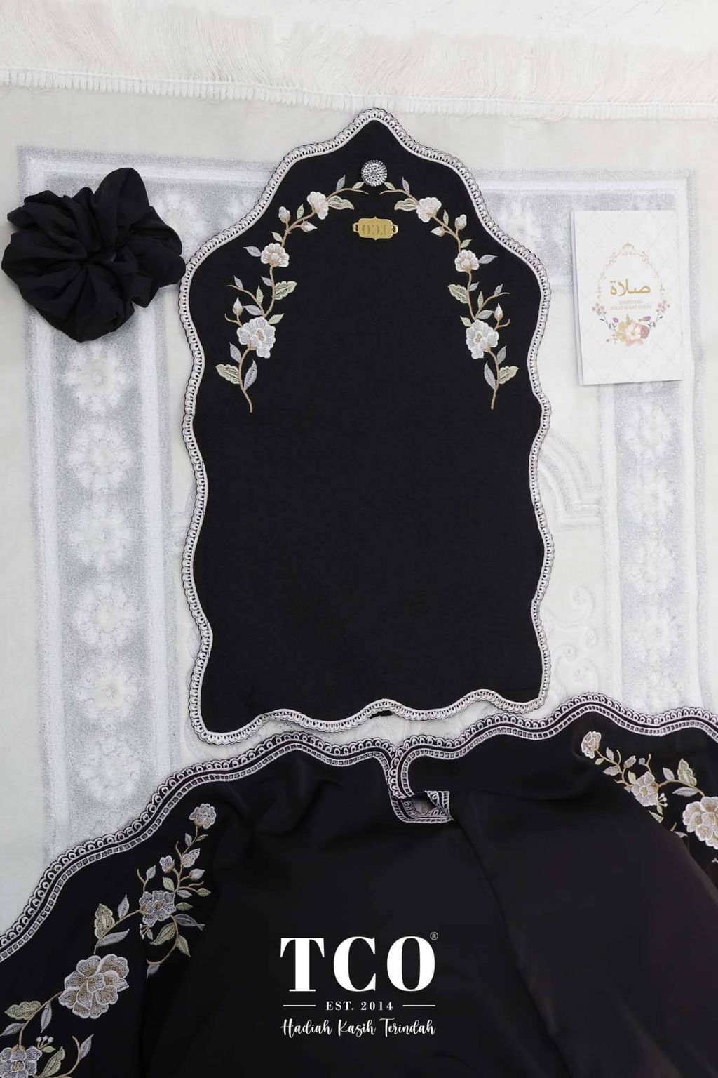 07_Telekung TCO Kameela Luxe Jet Black