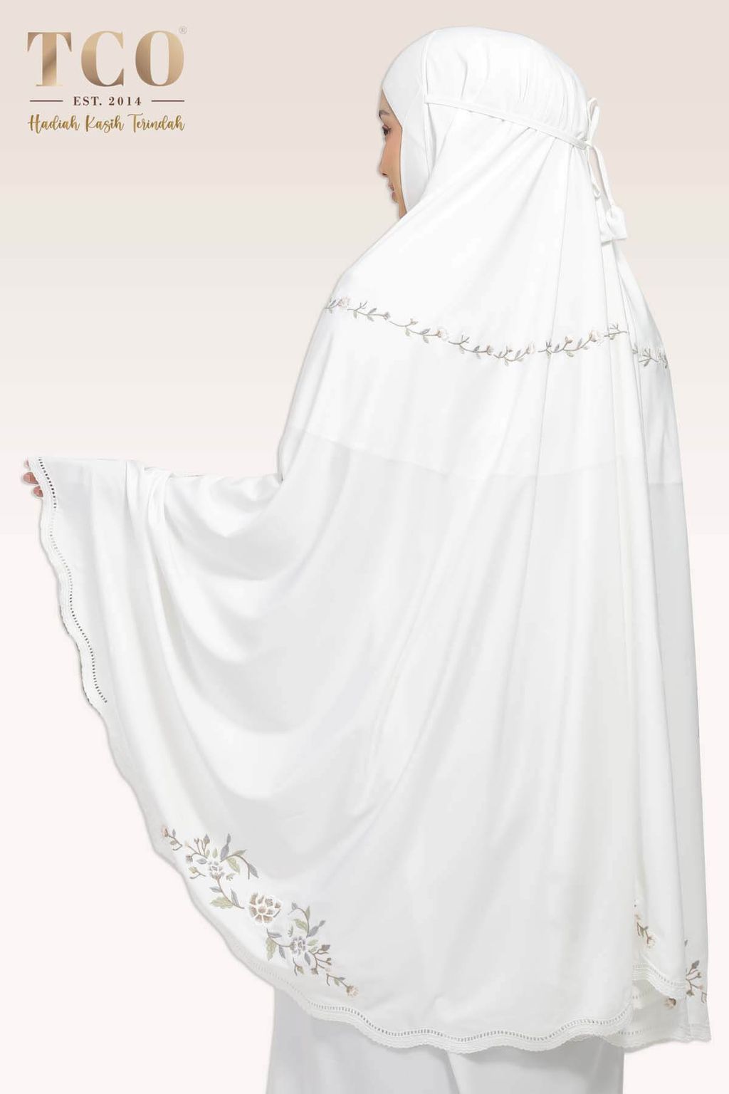 03_Telekung TCO Kameela Luxe Off White