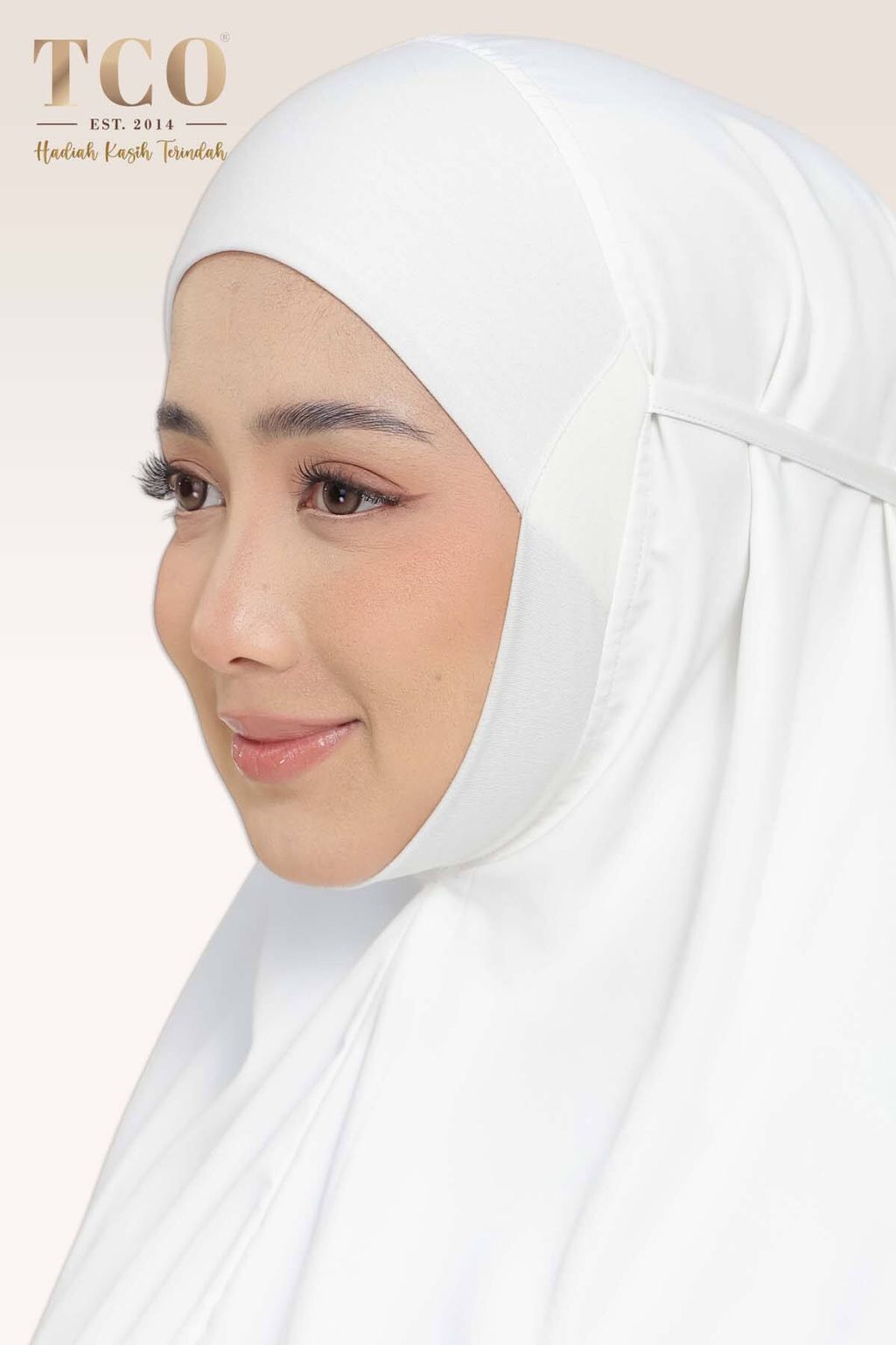 04_Telekung TCO Kameela Luxe Off White