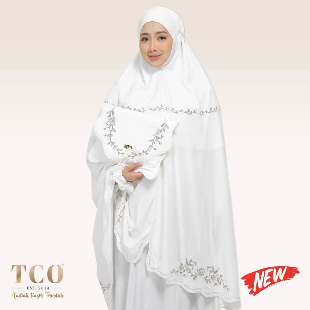 01_Telekung TCO Kameela Luxe Off White New