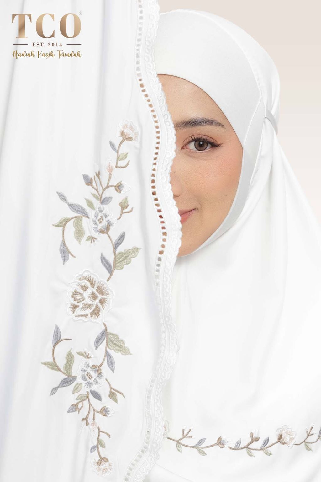 05_Telekung TCO Kameela Luxe Off White