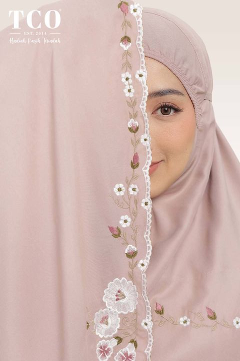 05_Telekung TCO Pearl Yasmine Creamy Mocha