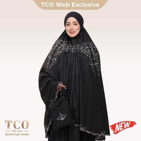 01_Telekung TCO Melor Black New