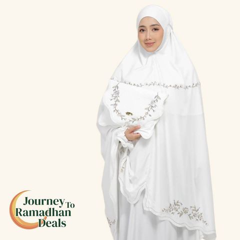 01_Telekung TCO Kameela Luxe Off White