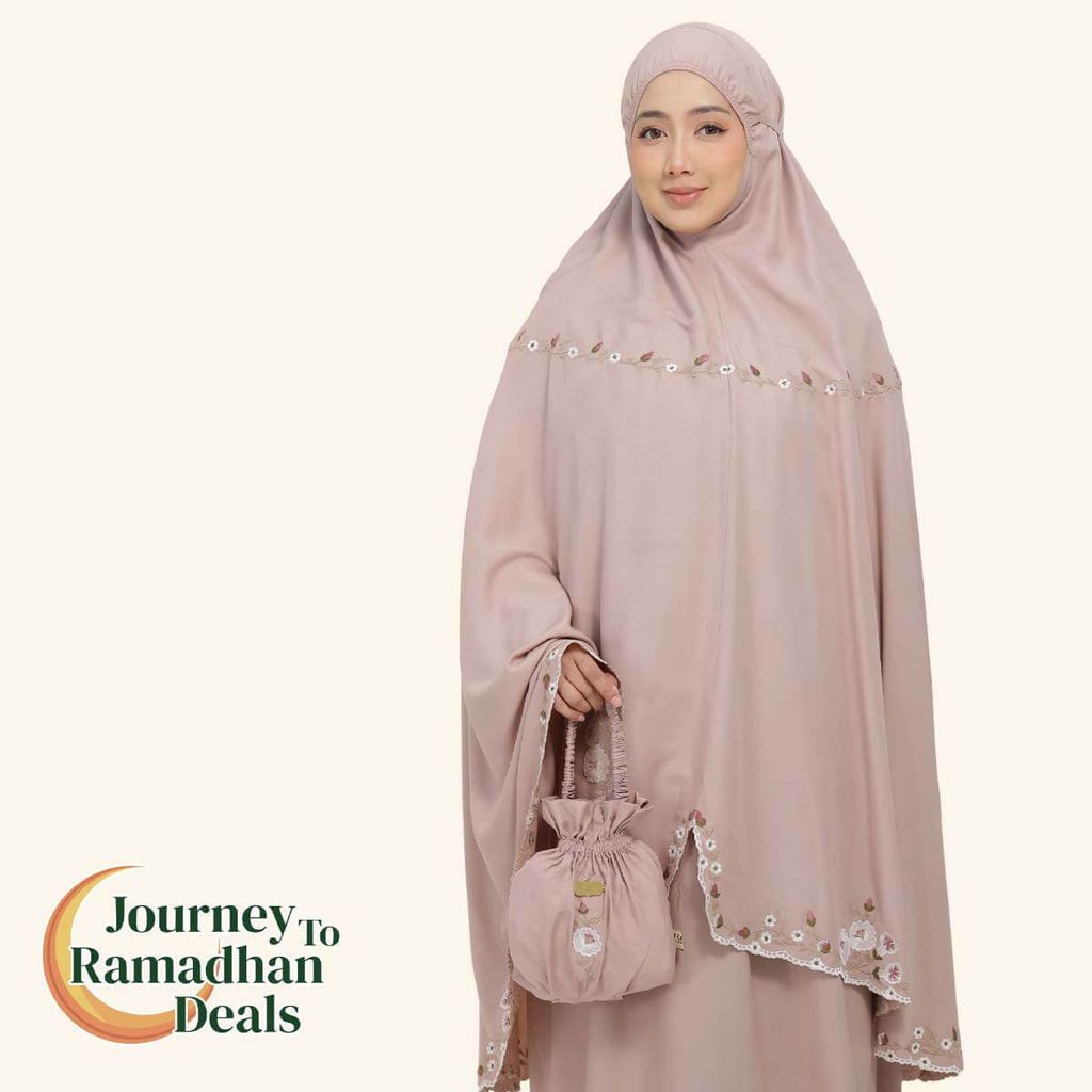 05_Telekung TCO Pearl Yasmine Creamy Mocha