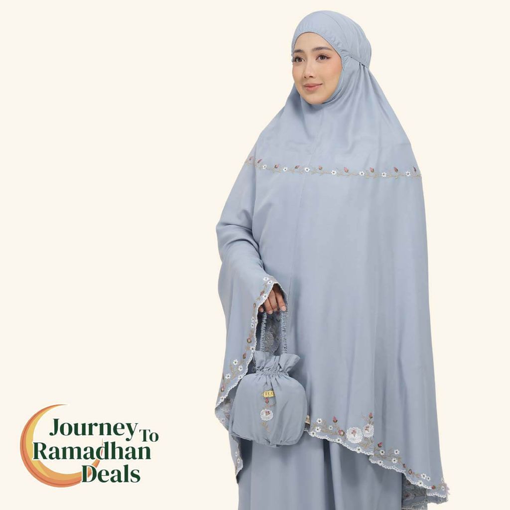 01_Telekung TCO Pearl Yasmine Smoky Bluish
