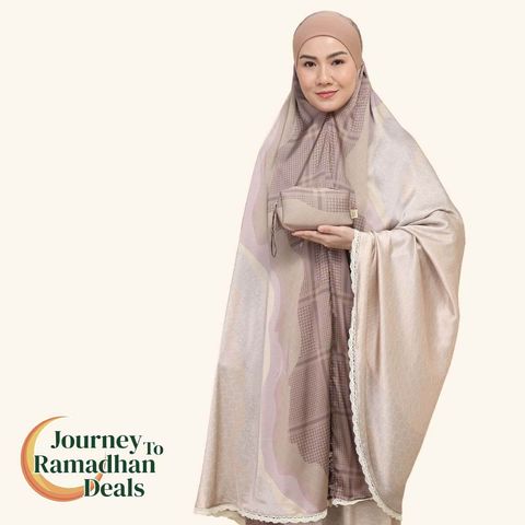 02_Telekung TCO Travel Ezi Linea Sandy Brown