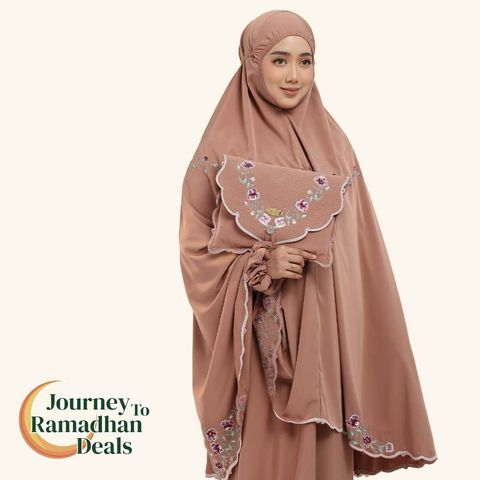 07_Telekung TCO Mekar Luxe Burnt Brick