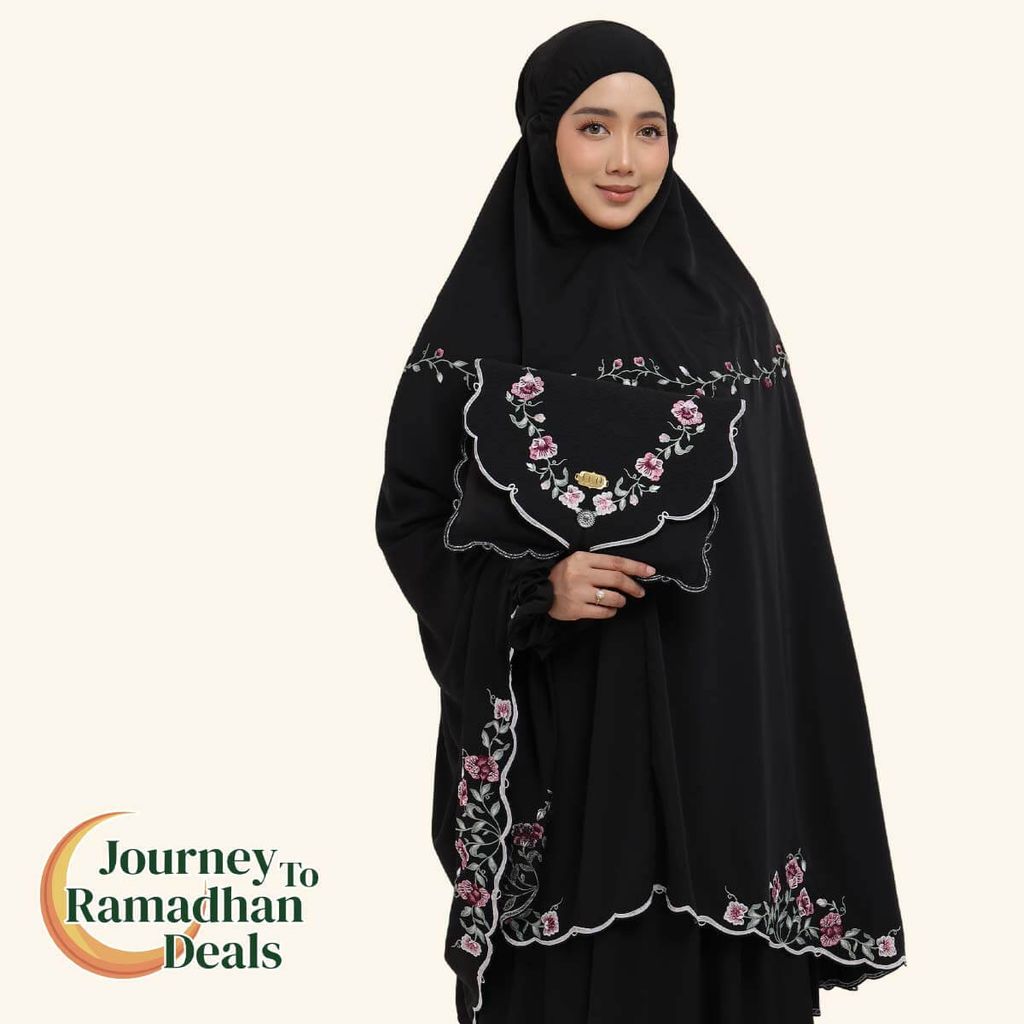 04_Telekung TCO Mekar Luxe Jet Black