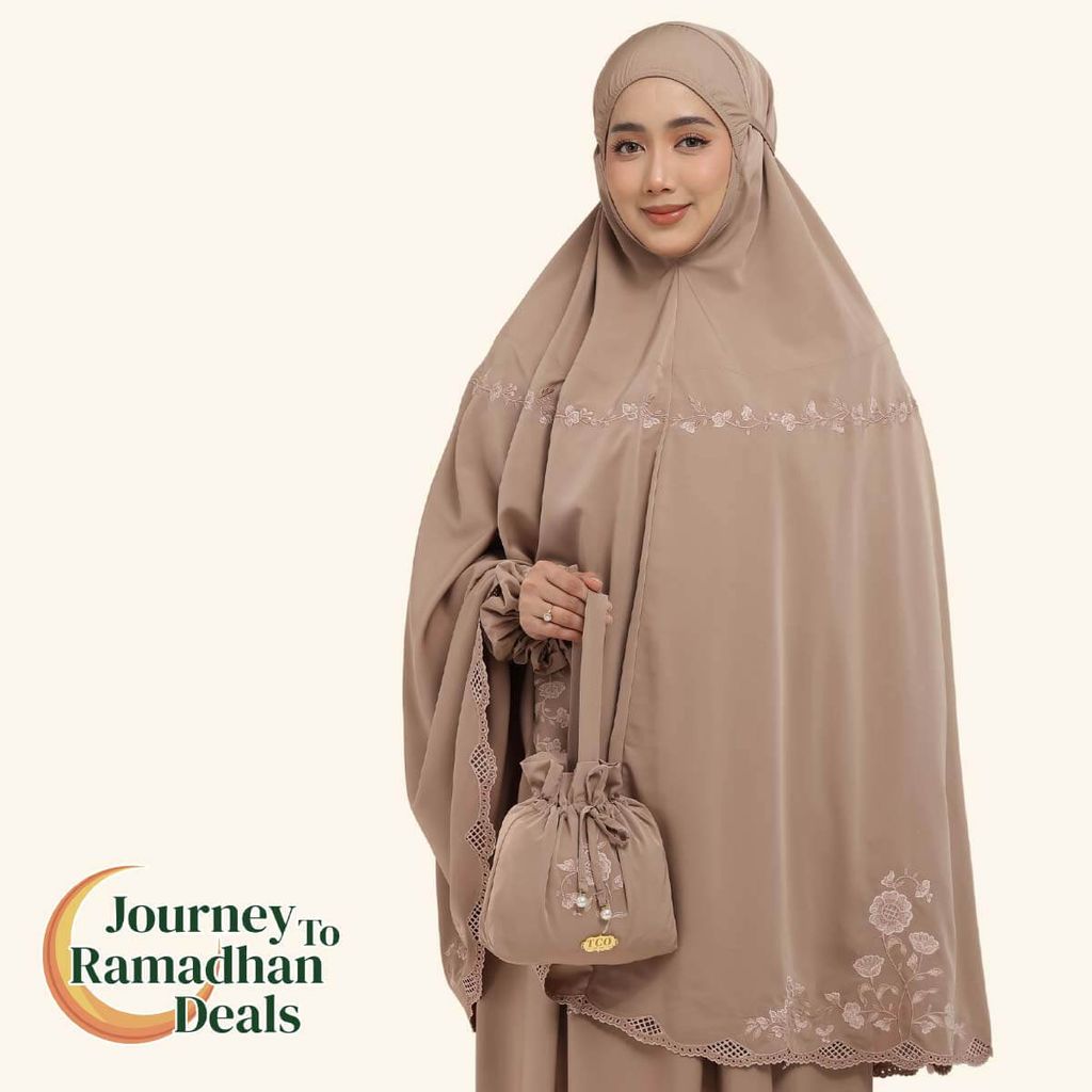 02_Telekung TCO Windy Luxe Coco Mocha