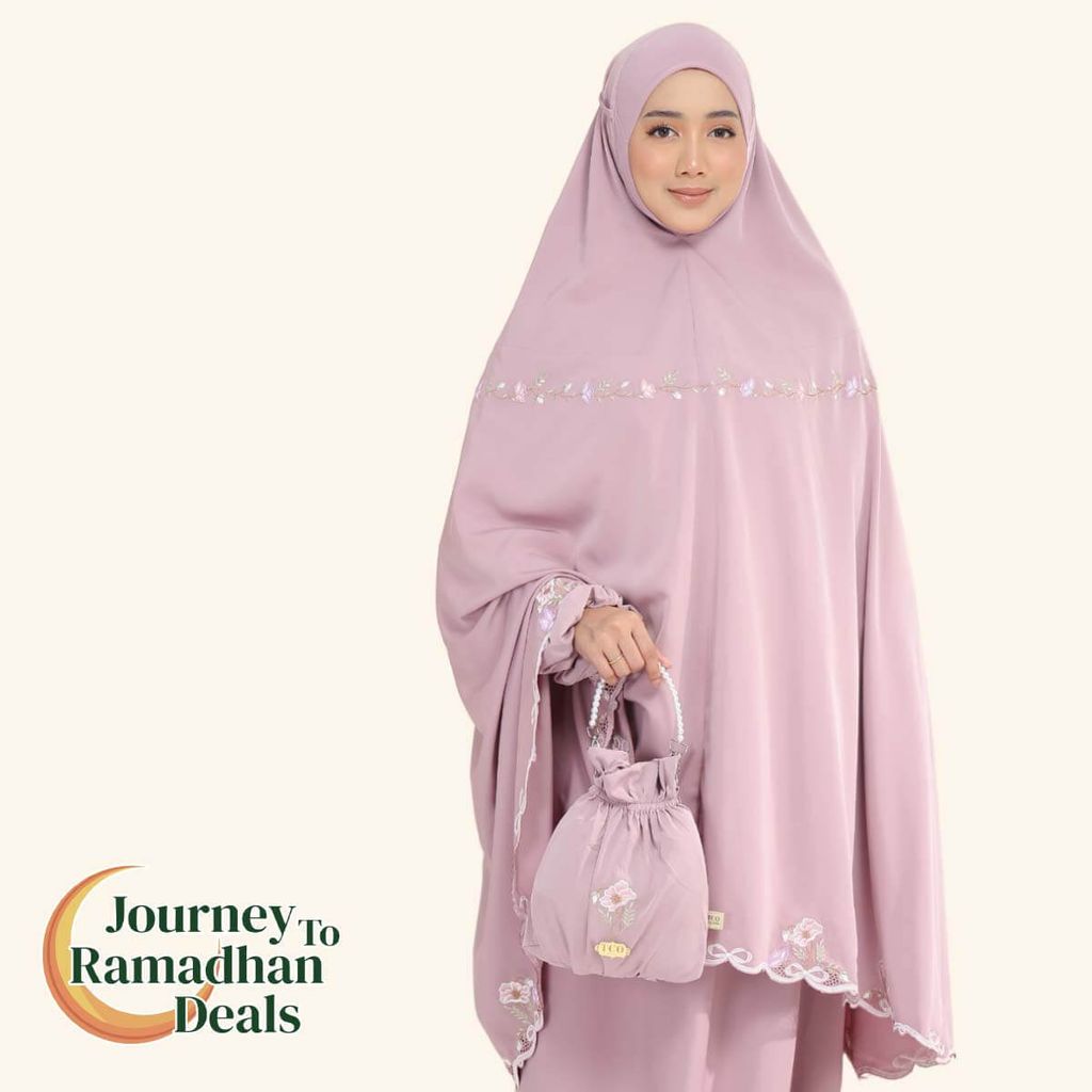 05_Telekung TCO Blossom Luxe Dusty Mauve