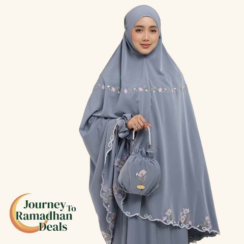 03_Telekung TCO Blossom Luxe Icy Gray