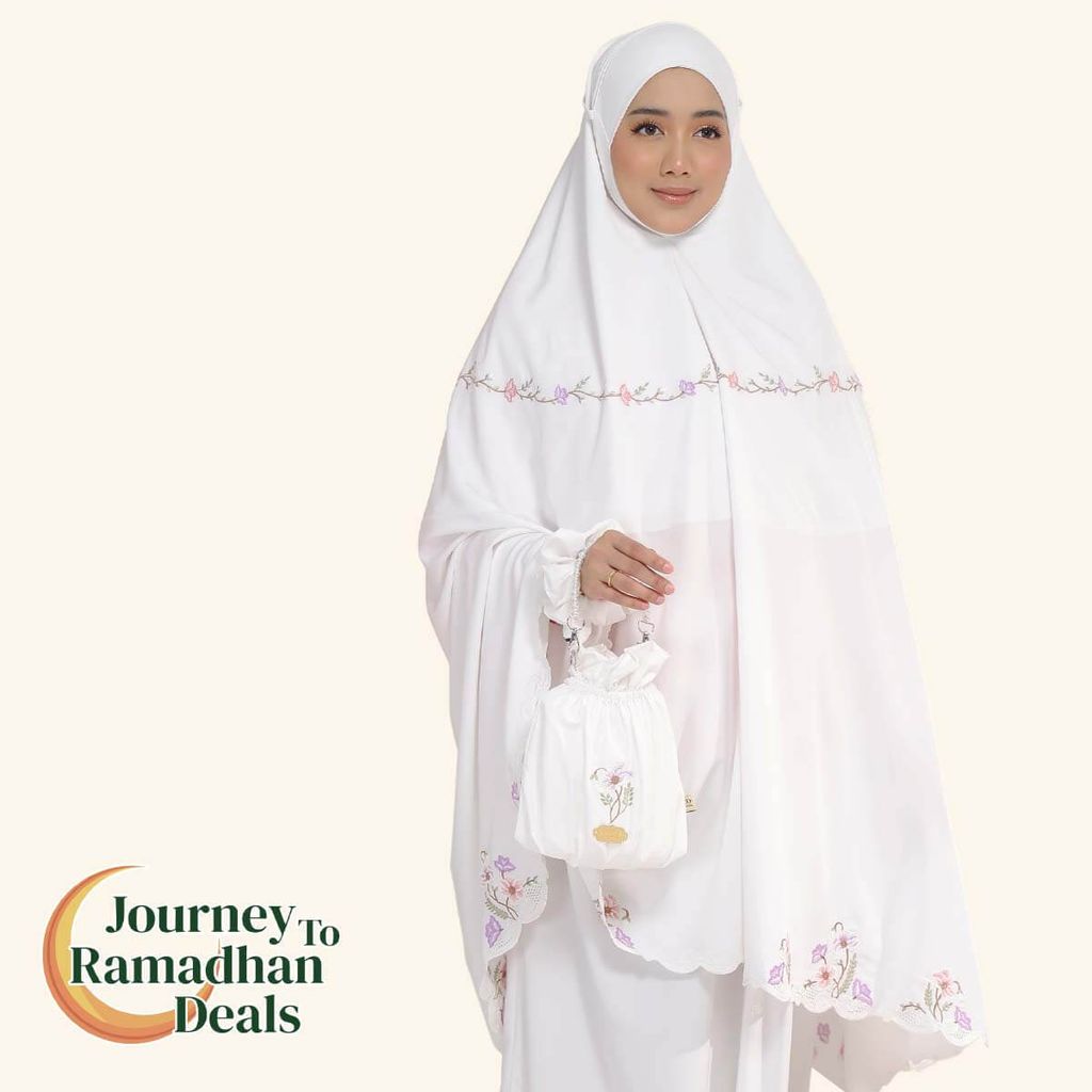 06_Telekung TCO Blossom Luxe Off White