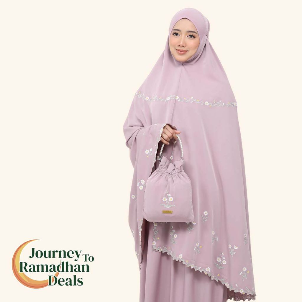 06_Telekung TCO Daisy Luxe Dusty Mauve