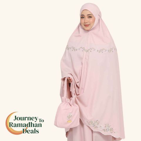 07_Telekung TCO Signature Camellia Blush Rose