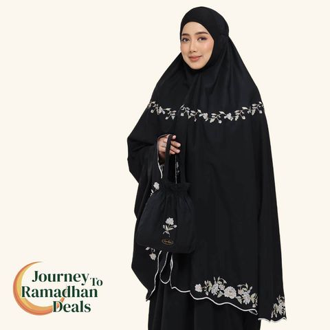 02_Telekung TCO Signature Camellia Midnight Black