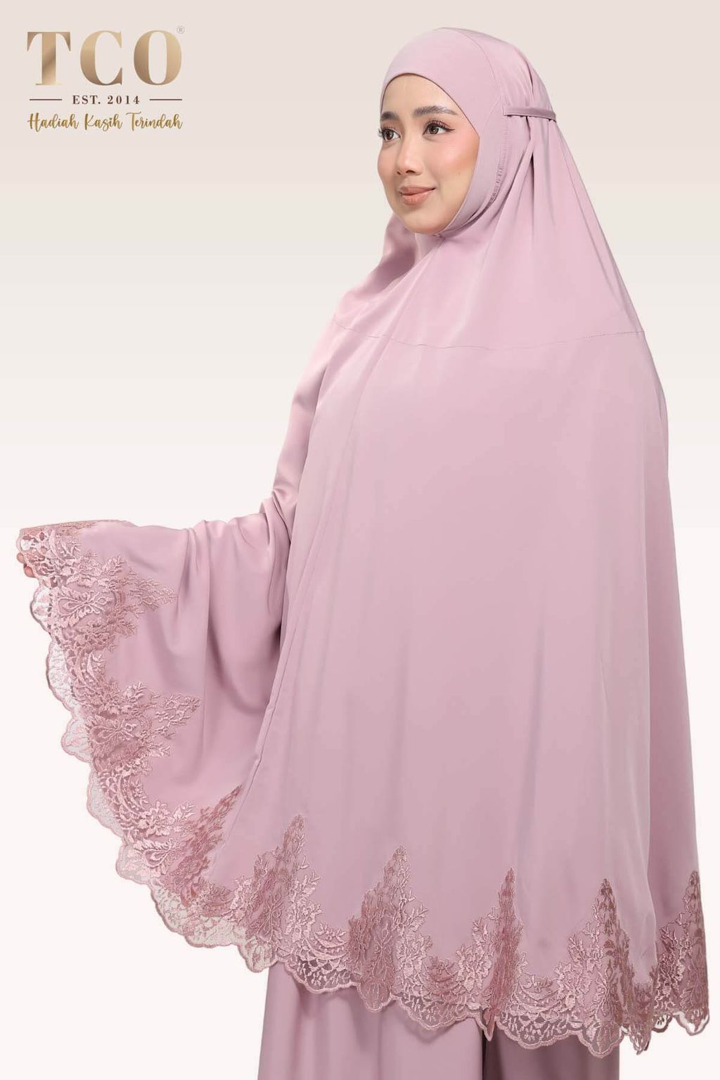02_Telekung TCO Sera Luxe Dusty Mauve