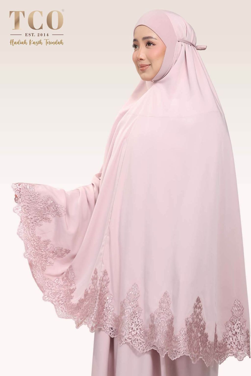 02_Telekung TCO Sera Luxe Dusty Rose