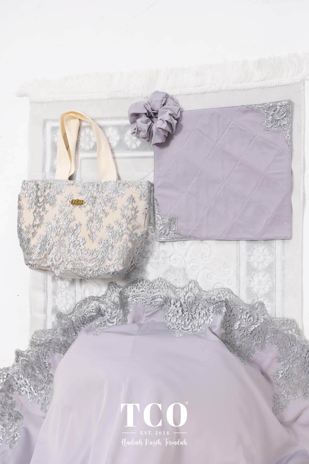 07_Telekung TCO Sera Luxe Gray Lilac