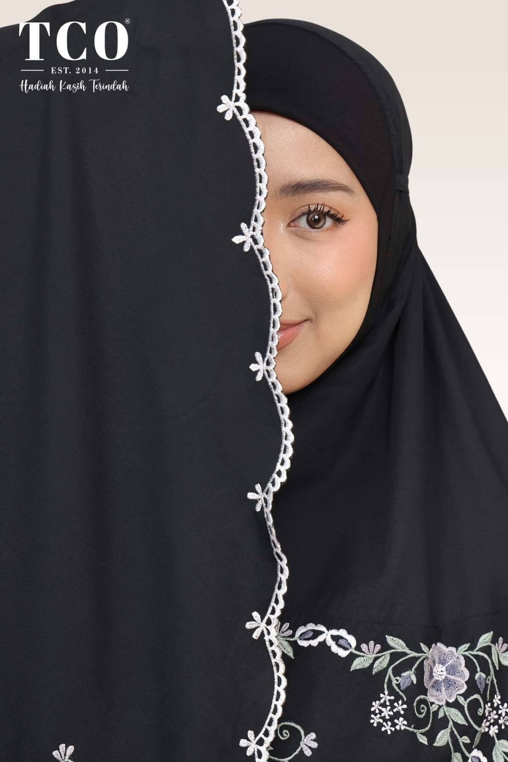 05_Telekung TCO Pearl Ratna Classic Black