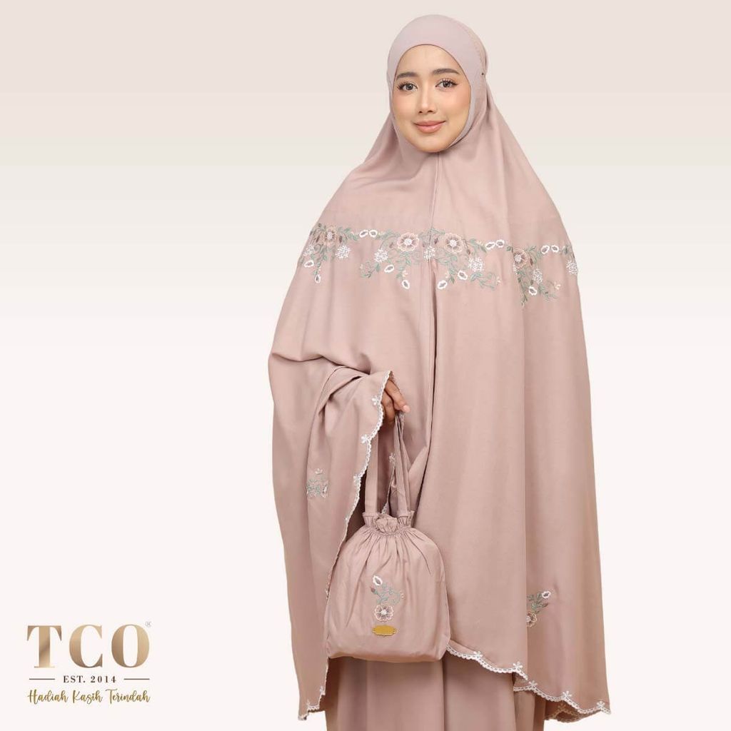 01_Telekung TCO Pearl Ratna Creamy Mocha