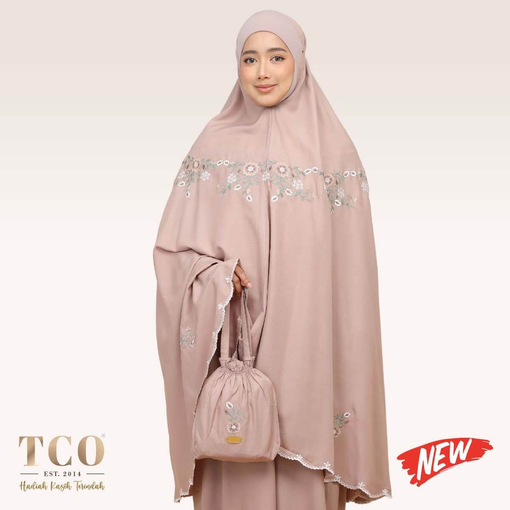 01_Telekung TCO Pearl Ratna Creamy Mocha New