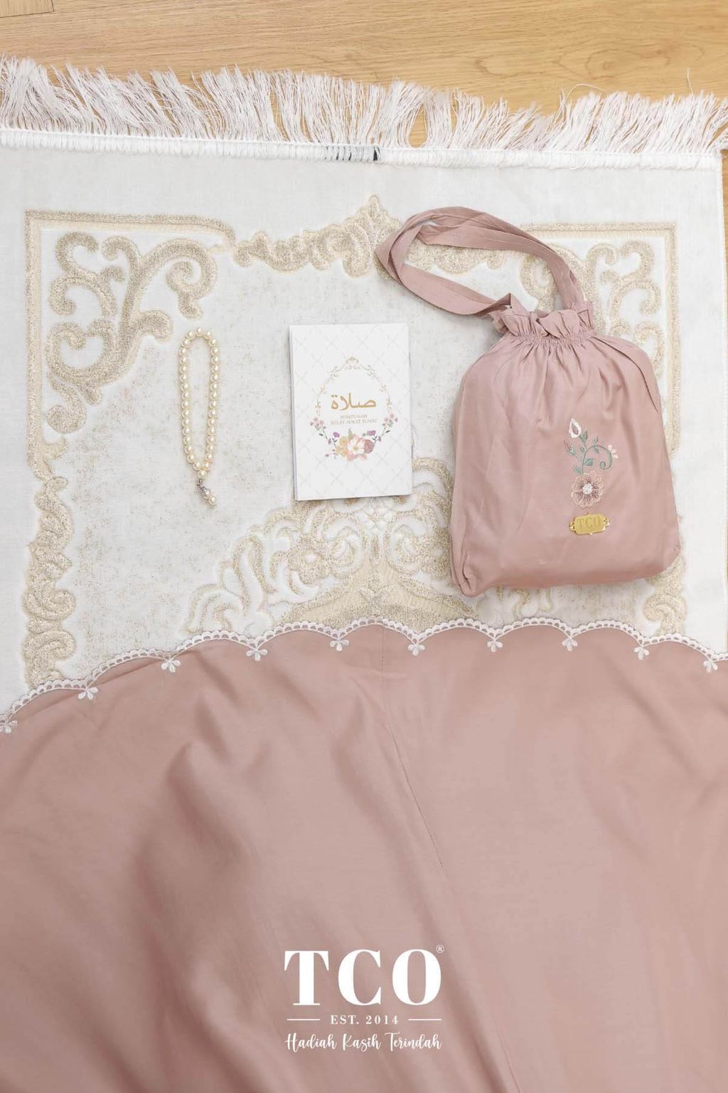 07_Telekung TCO Pearl Ratna Creamy Mocha