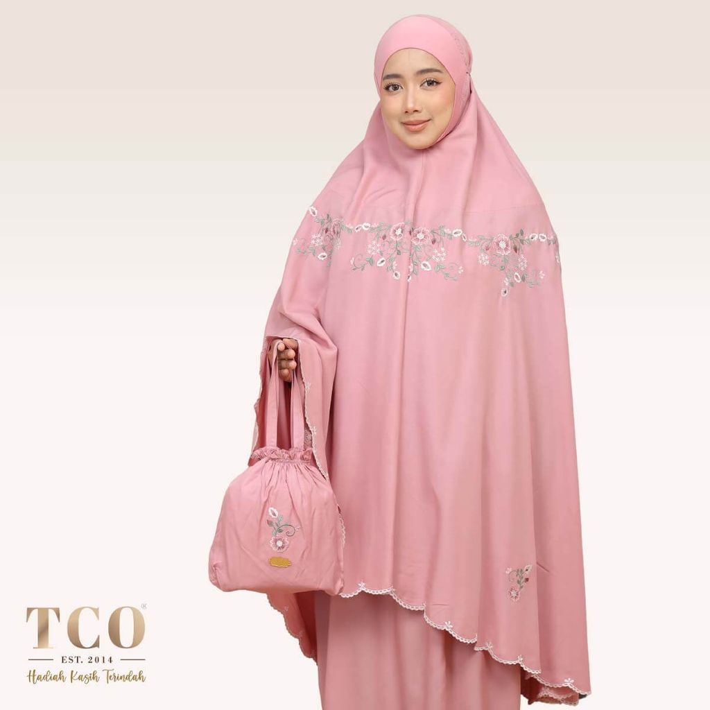 01_Telekung TCO Pearl Ratna Pastel Rose