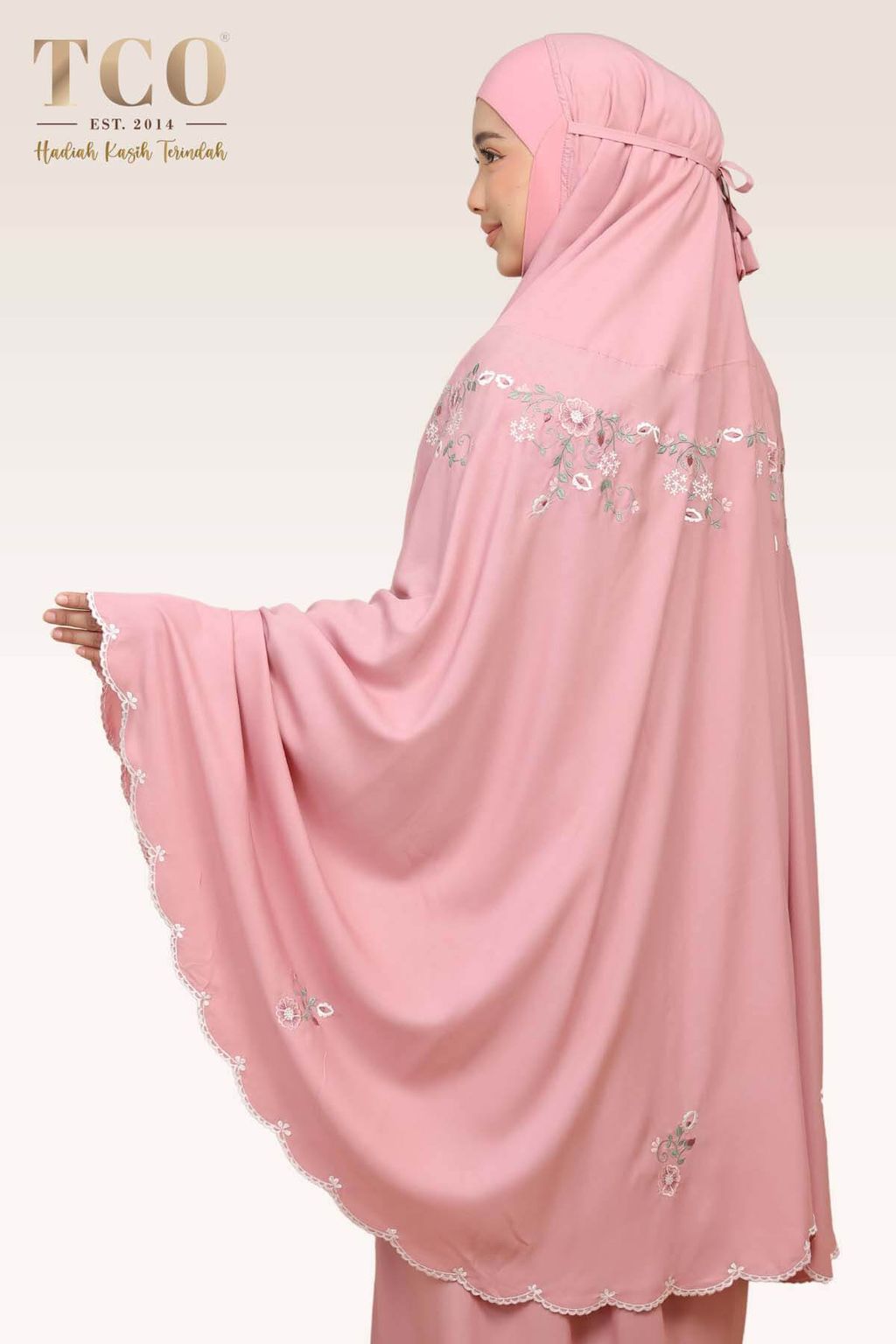 03_Telekung TCO Pearl Ratna Pastel Rose