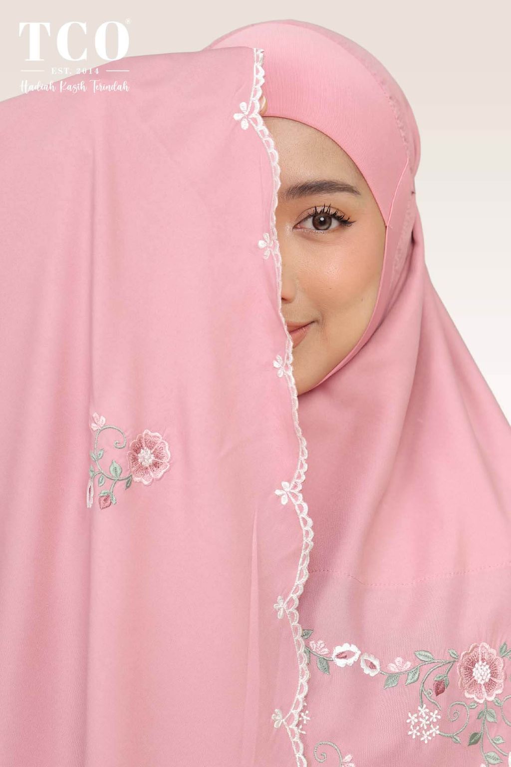 05_Telekung TCO Pearl Ratna Pastel Rose