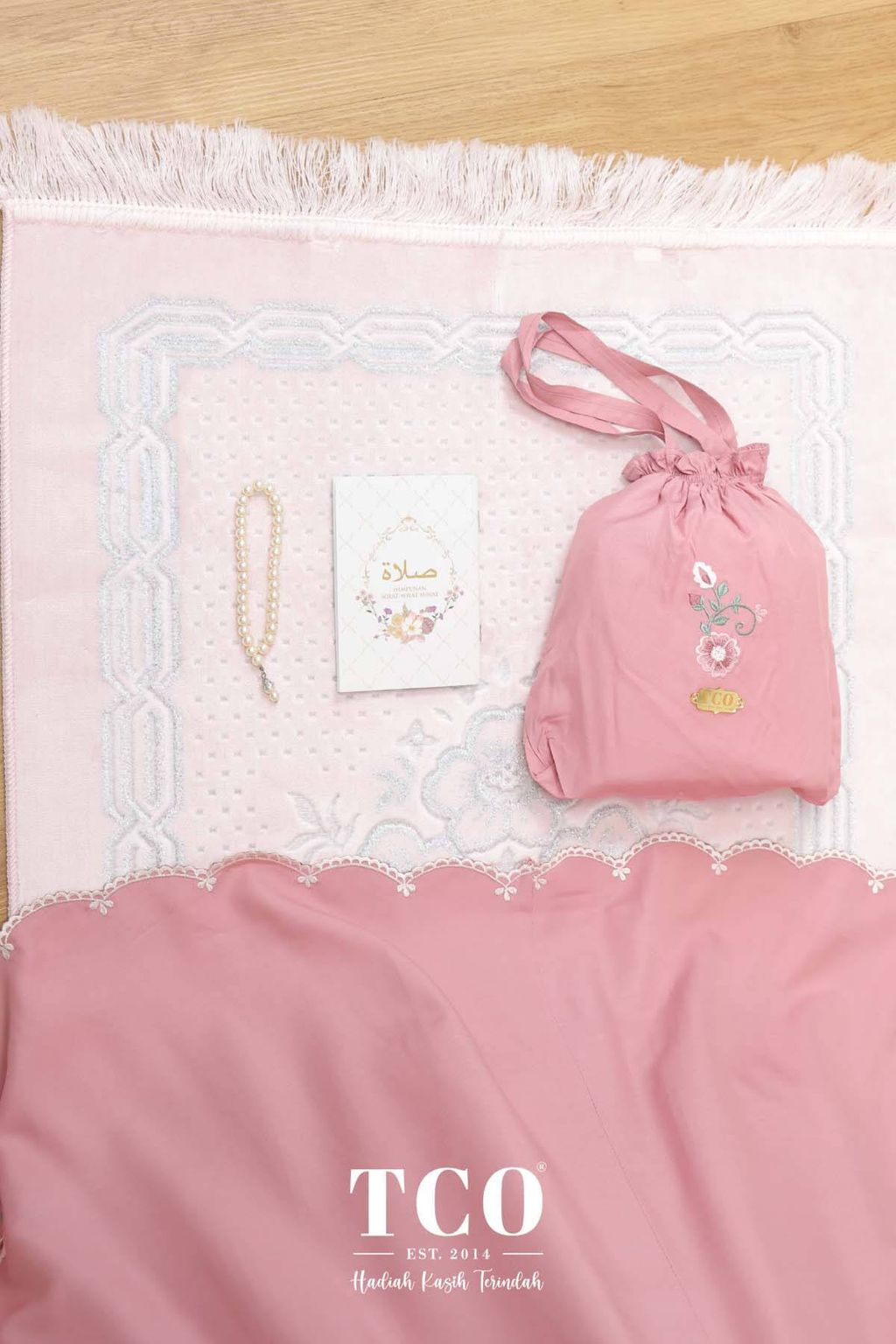 07_Telekung TCO Pearl Ratna Pastel Rose