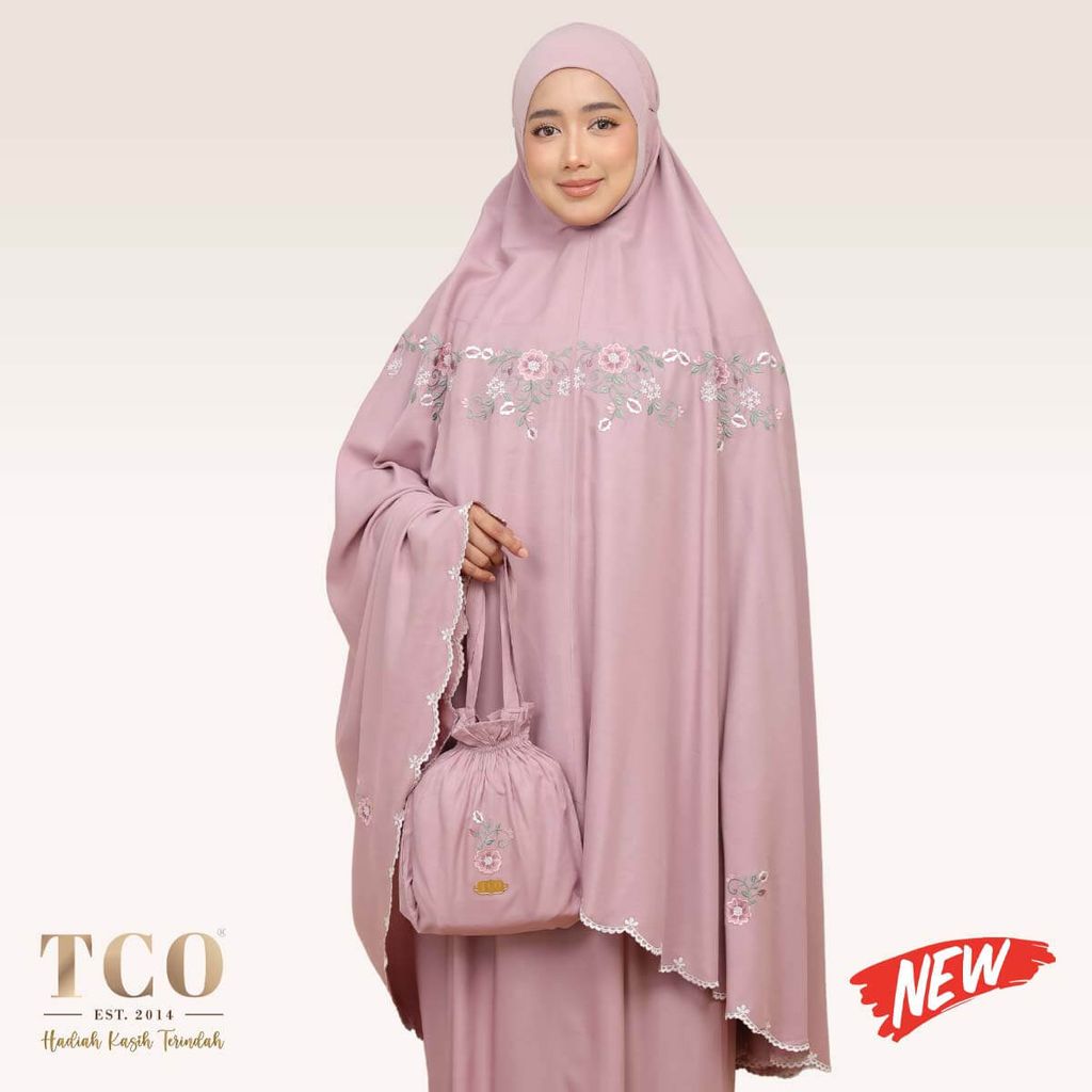 01_Telekung TCO Pearl Ratna Plum Mauve New