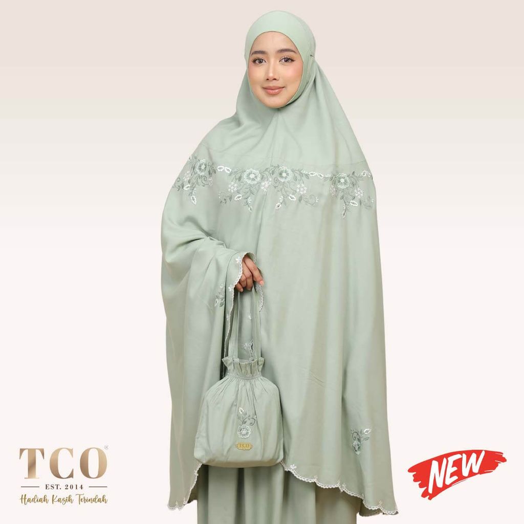 01_Telekung TCO Pearl Ratna Serene Green New