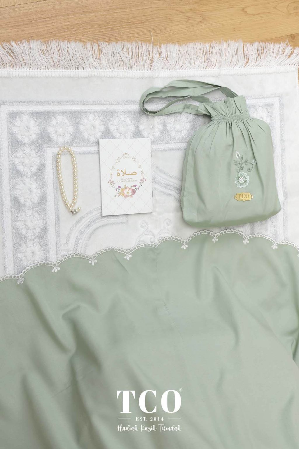 07_Telekung TCO Pearl Ratna Serene Green