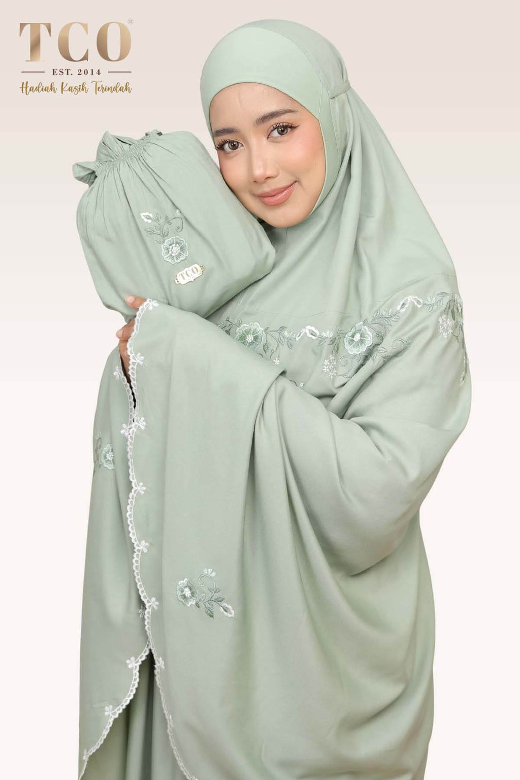 02_Telekung TCO Pearl Ratna Serene Green