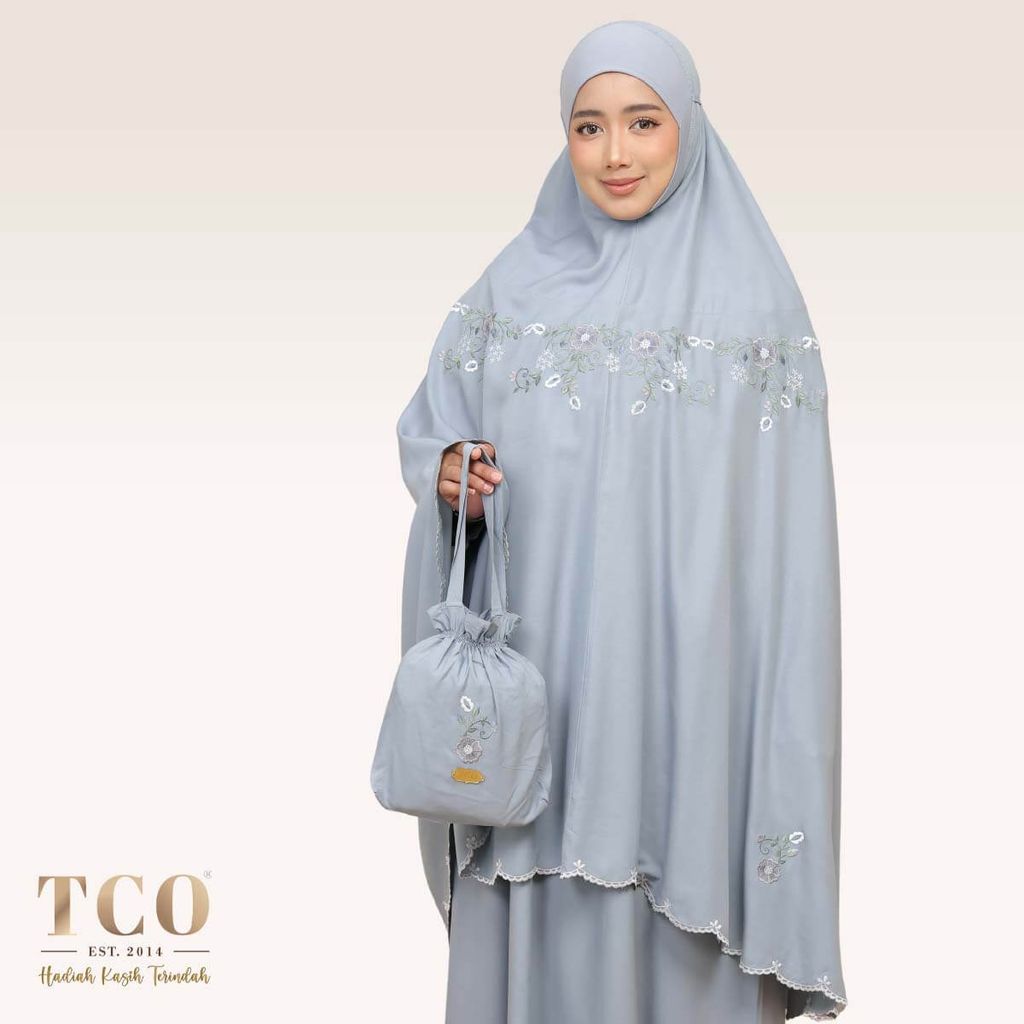 01_Telekung TCO Pearl Ratna Smoky Bluish