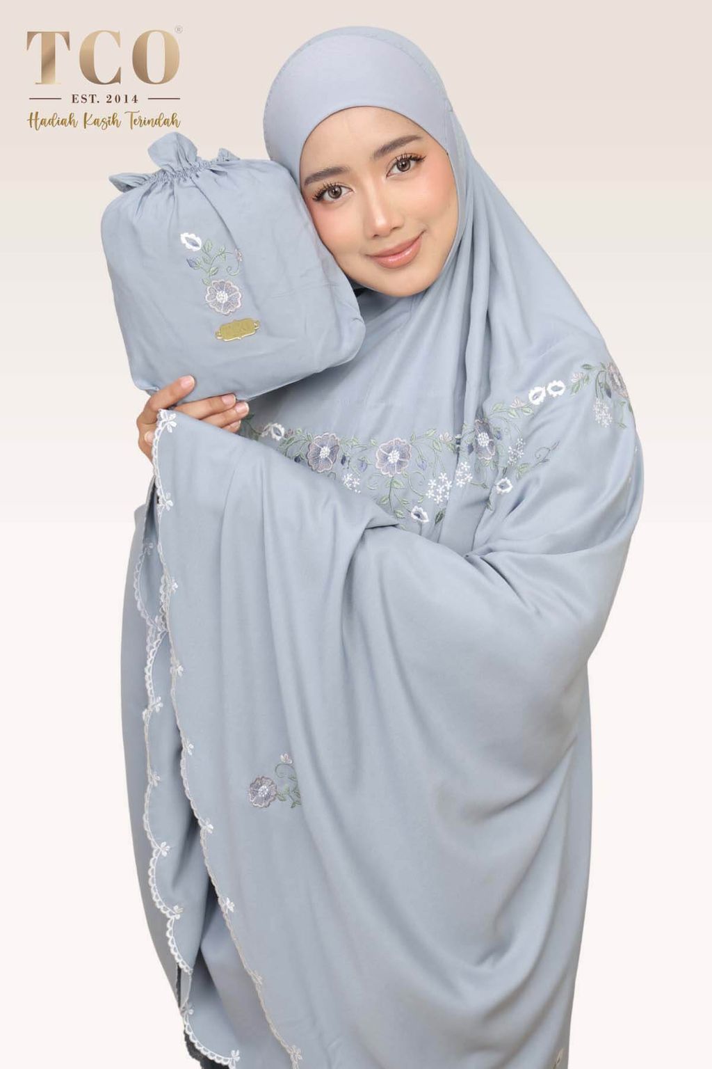 02_Telekung TCO Pearl Ratna Smoky Bluish