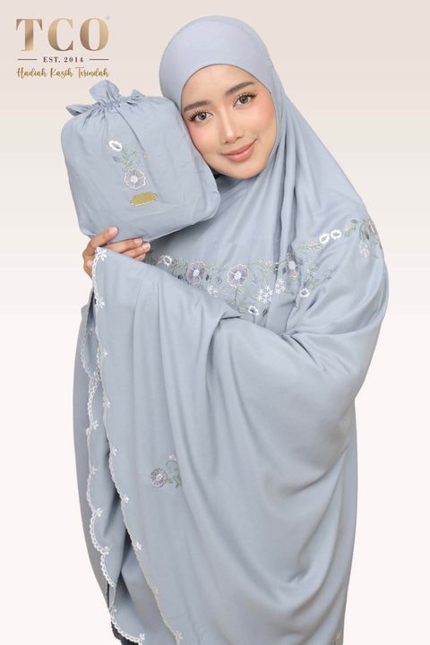 02_Telekung TCO Pearl Ratna Smoky Bluish