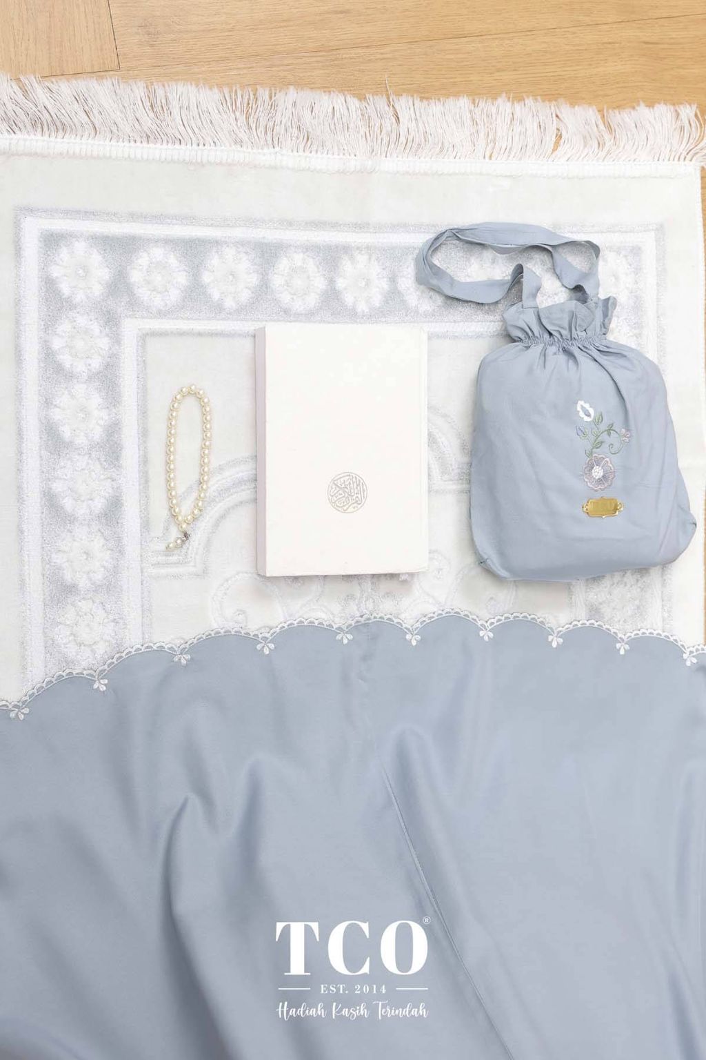 07_Telekung TCO Pearl Ratna Smoky Bluish