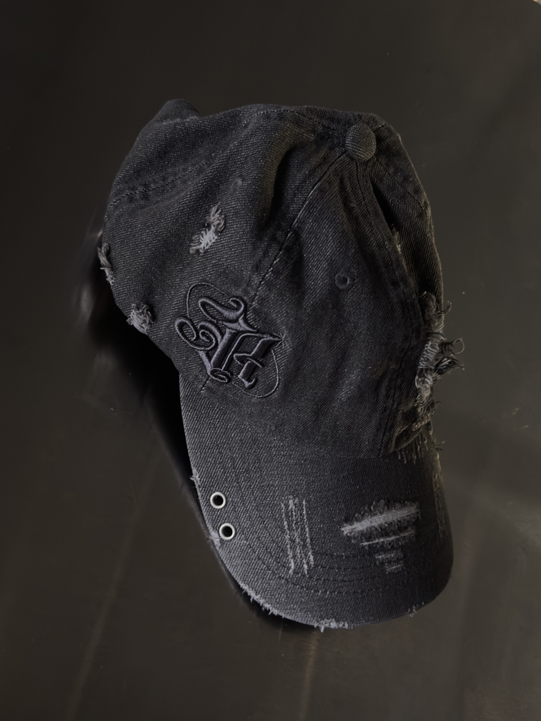 帽子 Rosen Kreuz PLANET LOGO DAMAGE CAP 000000013687_wkdVb7o.jpg