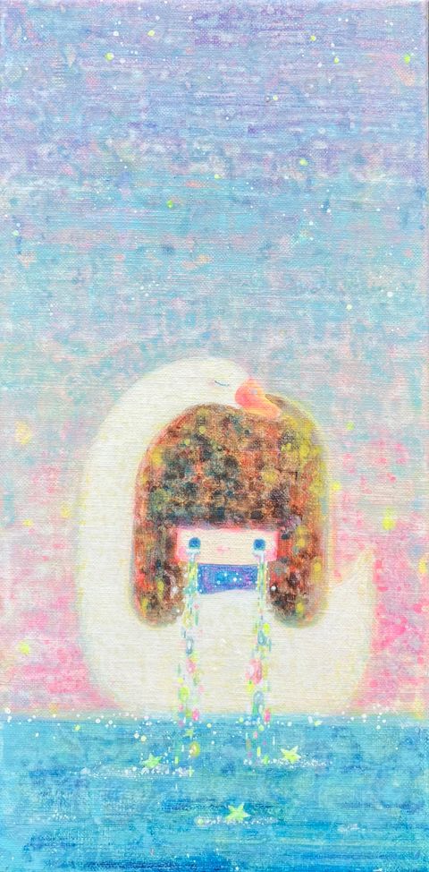 眼淚小船.壓克力.20X40 (1)